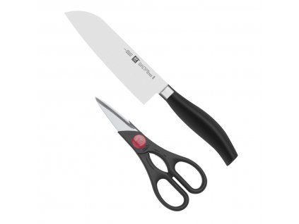 Santoku knife FIVE STAR and scissors in a set, 2 pcs, Zwilling
