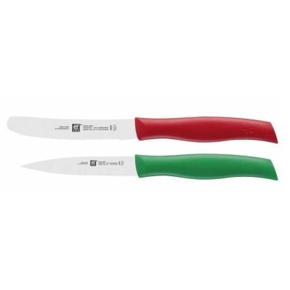 Knife set TWIN GRIP, 2 pcs, multicoloured, ZWILLING