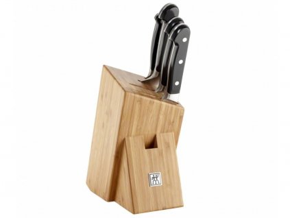Knife block set PRO, 5 pcs, bamboo, Zwilling