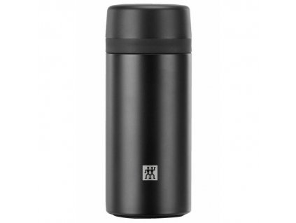 Travel mug 420 ml, with tea strainer, black, Zwilling