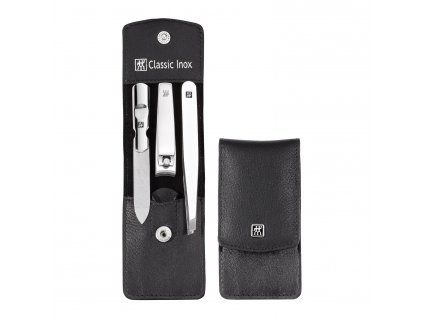 Manicure set CLASSIC INOX, 3 pcs, black, Zwilling