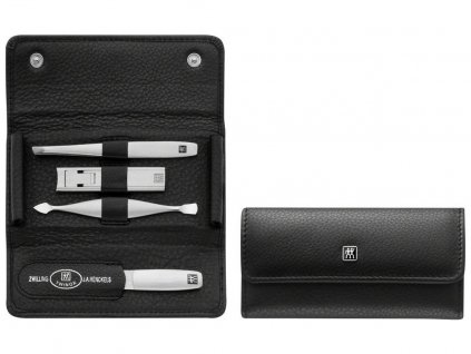 Manicure set BT TWINOX, 4 pcs, black, Zwilling