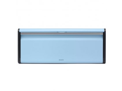 Bread bin FALL FRONT 18 l, light blue, stainless steel, Brabantia