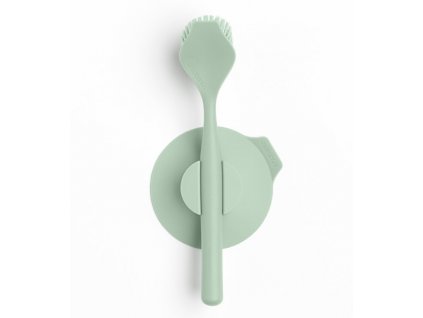 Dish brush, with a suction cup, green, Brabantia