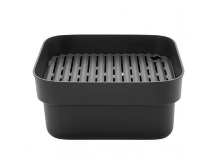 Washing-up bowl, with drip tray, dark grey, Brabantia