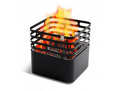 Fire pit CUBE 43×43×44 cm black, stainless steel, Höfats