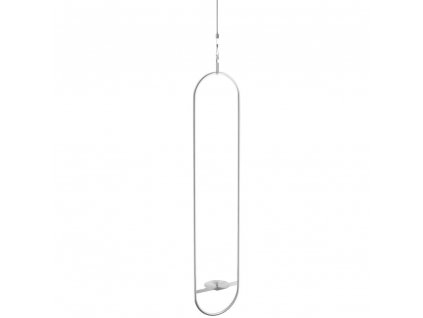 Hanger for fireplace SPIN 120, silver, Höfats