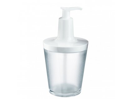 Liquid soap dispenser FLOW 250 ml, white, Koziol 