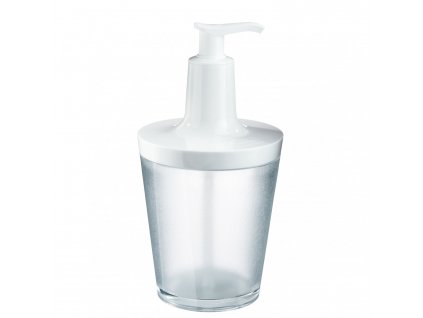 Liquid soap dispenser FLOW 250 ml, white, Koziol