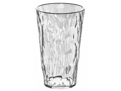 Plastic long drink glass CLUB L, 400 ml, crystal clear, Koziol