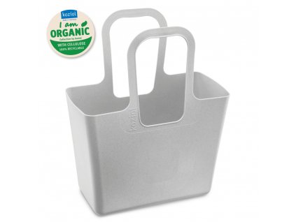 Shopping bag TASCHE XL, organic grey, Koziol