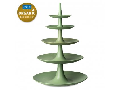 Etagere BABELL BIG 53 cm, natural leafy green, Koziol