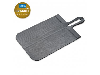 Cutting board SNAP L, 46 cm, folding, natural ash grey, plastic, Koziol