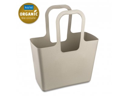 Shopping bag TASCHE XL, organic nature grey, Koziol