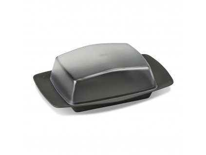 Butter dish RIO 17,5 cm, natural ash grey, plastic, Koziol