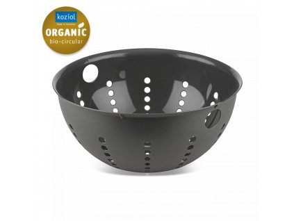 Colander PALSBY L, 30 cm, natural ashy grey, Koziol