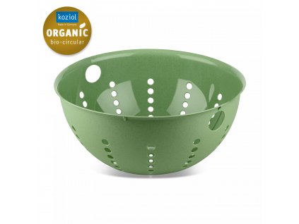 Colander PALSBY L, 30 cm, natural leafy green, Koziol