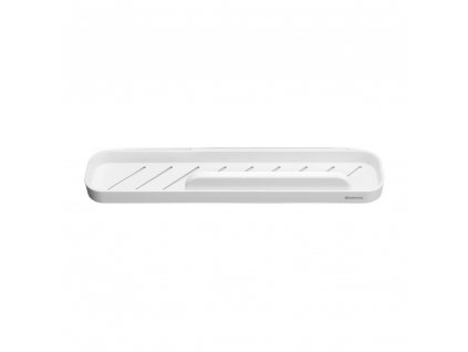 Shower shelf MINDSET 42 cm, with shower squeegee, white, Brabantia