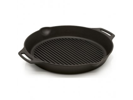 Outdoor grill pan GP30 30 cm, two handles, cast iron, Petromax