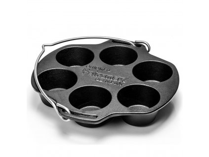 Outdoor muffin mould 30 cm, cast iron, Petromax