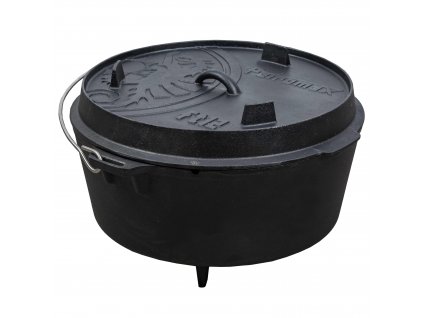 Outdoor cooking pot FT12, 12,8 l, with feet, cast iron, Petromax