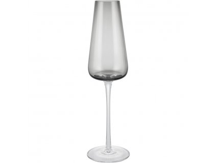 Champagne glass BELO, set of 2 pcs, 200 ml, grey, Blomus