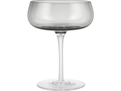 Champagne glass BELO coupe, set of 2 pcs, 200 ml, grey, Blomus