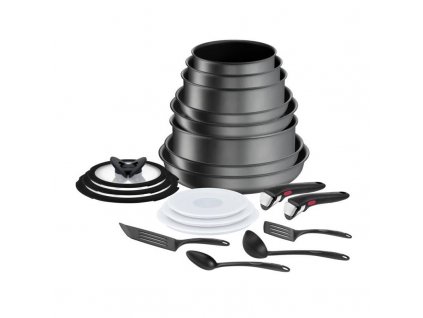 Cookware set INGENIO DAILY CHEF ON L7619402, 20 pcs, Tefal