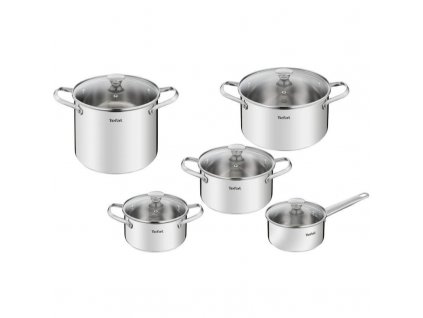 Pot set COOK EAT B921SA55, 10 pcs, Tefal