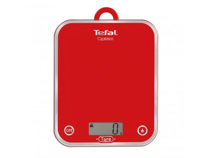 Digital food scale OPTISS BC5003V1, red, Tefal