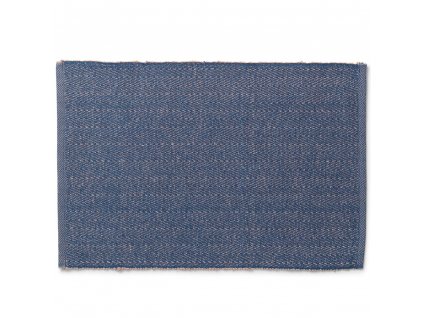 Place mat HERRINGBONE 43 x 30 cm, blue, Lyngby