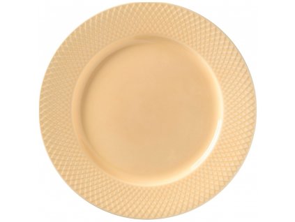 Dinner plate RHOMBE 27 cm, sand, Lyngby