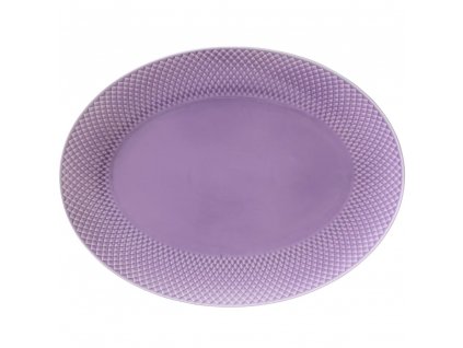 Serving platter RHOMBE 35 x 27 cm, light purple, Lyngby