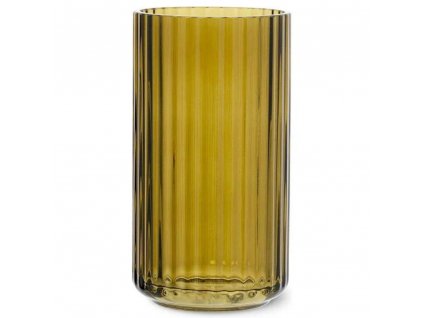 Vase 25 cm, olive green, Lyngby