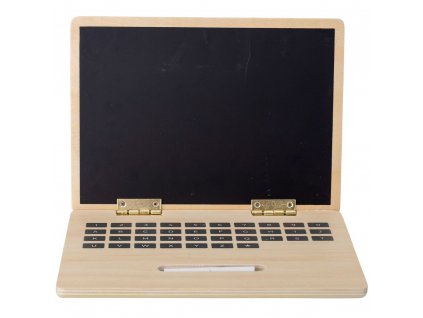 Toy Laptop DAC, wood, Bloomingville