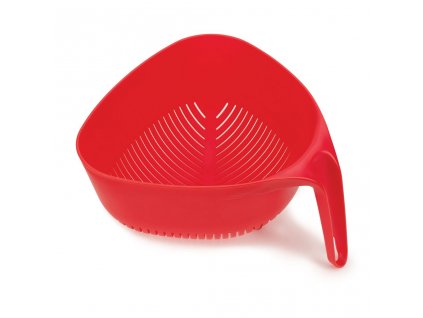 Colander DUO 20160, red, plastic, Joseph Joseph