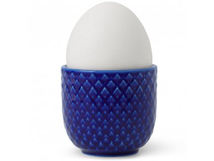 Egg cup RHOMBE 5 cm, dark blue, Lyngby