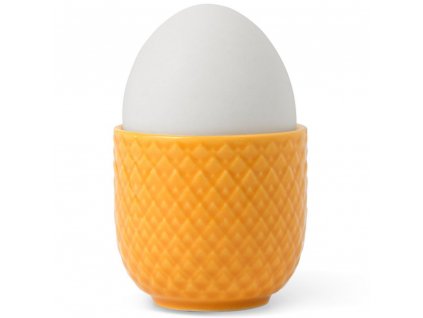 Egg cup RHOMBE 5 cm, yellow, Lyngby