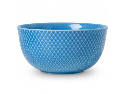 Serving bowl RHOMBE 18 cm, blue, Lyngby