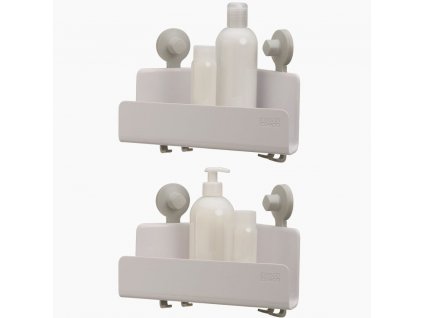 Shower shelf EASYSTORE 70550, set of 2 pcs, white, Joseph Joseph
