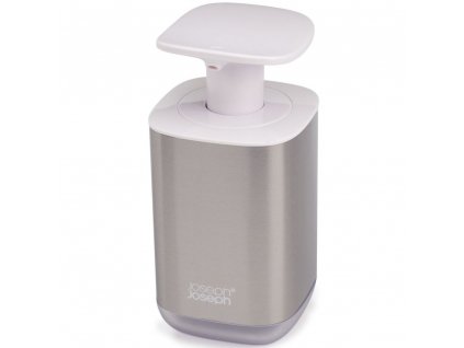 Soap dispenser PRESTO 70532 350 ml, silver, Joseph Joseph
