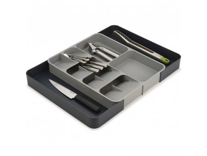 Cutlery tray DRAWERSTORE 85166, grey, expandable, Joseph Joseph