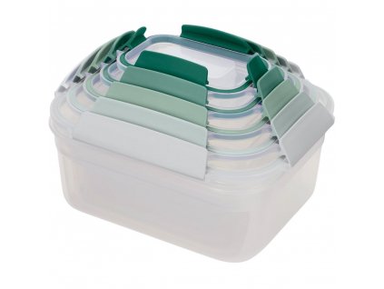 Food storage container NEST 81127, set of 5 pcs, green, Joseph Joseph