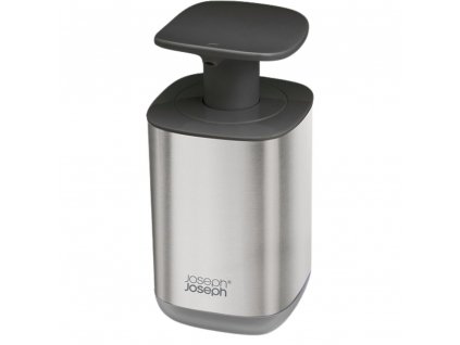 Soap dispenser PRESTO 85164 350 ml, grey, Joseph Joseph