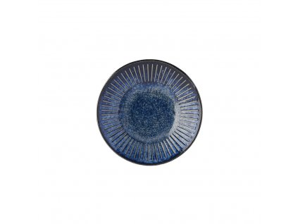 Saucer RIDGED INDIGO 12 cm, MIJ