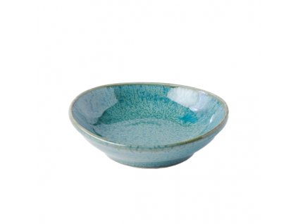 Sauce bowl PEACOCK 20 ml, 8 cm, irregular shape, MIJ