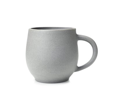 Mugs with a handle in a set NO.W REVOL 330 ml, 6 pcs matte gray