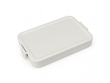 Lunch box MAKE & TAKE flat, light grey, Brabantia