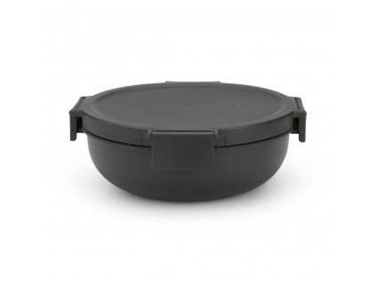 Lunch bowl MAKE & TAKE 1,3 l, dark grey, Brabantia