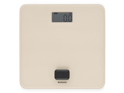 Digital body weight scale RENEW soft beige, battery free, Brabantia